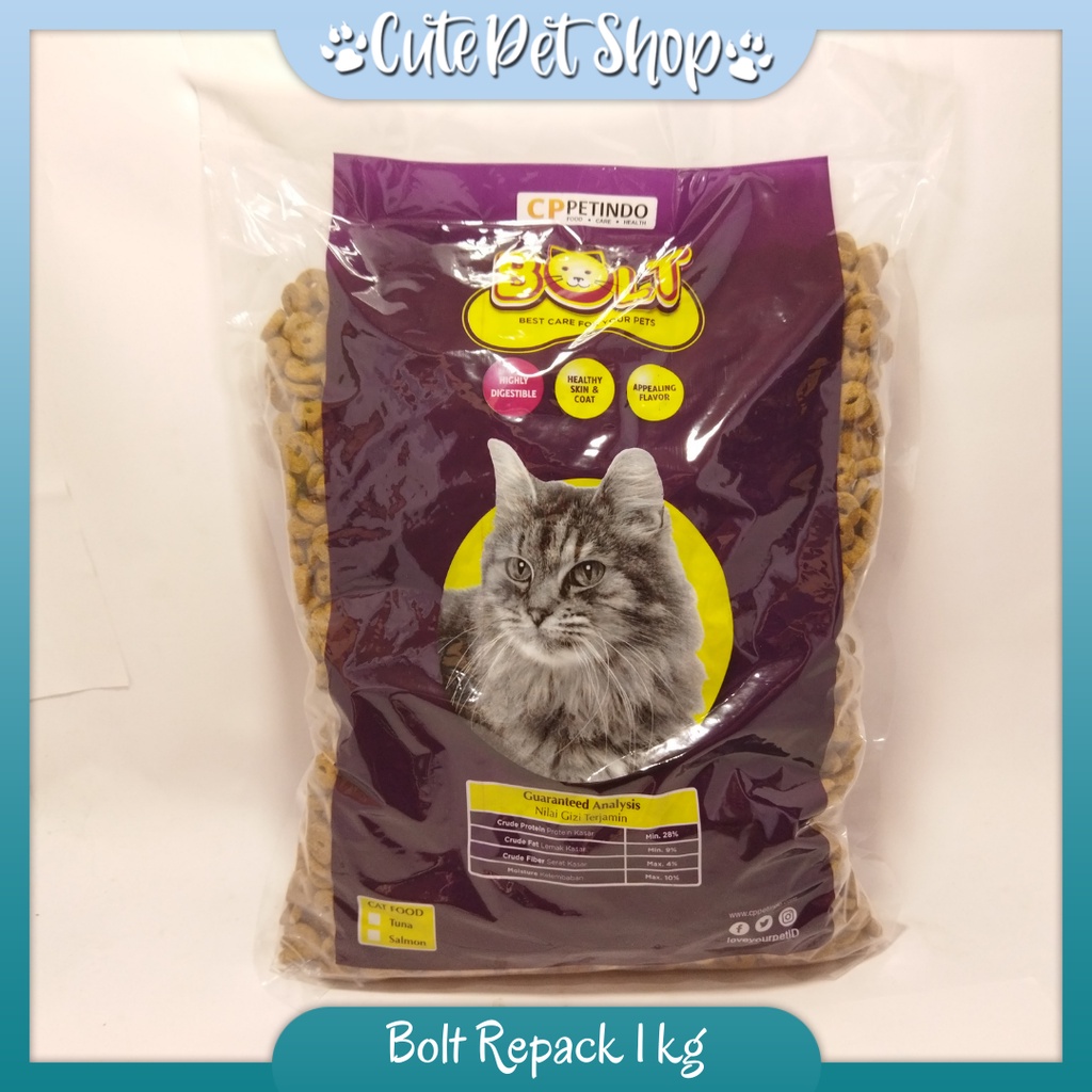 Jual Makanan Kucing Kering Bolt Kg Makanan Kucing Murah Shopee