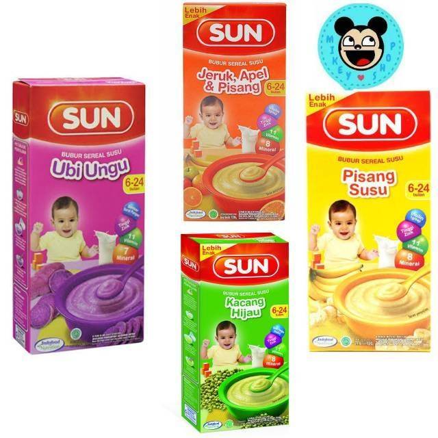 Jual SUN Bubur Sereal Susu Kotak 120g Shopee Indonesia