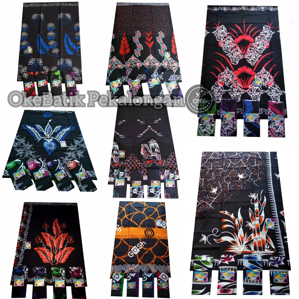 Sarung Batik Perempuan Merk Muza Aneka Motif Bahan Santung Shopee