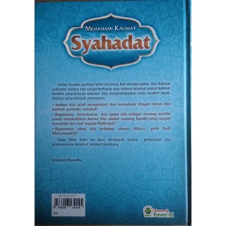 Jual Buku Memahami Kalimat Syahadat Menurut Aqidah Ahlussunnah Shopee