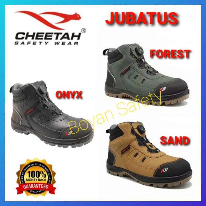 Jual Sepatu Safety CHEETAH ADV JUBATUS 6112 Sand Forest Onyx Original