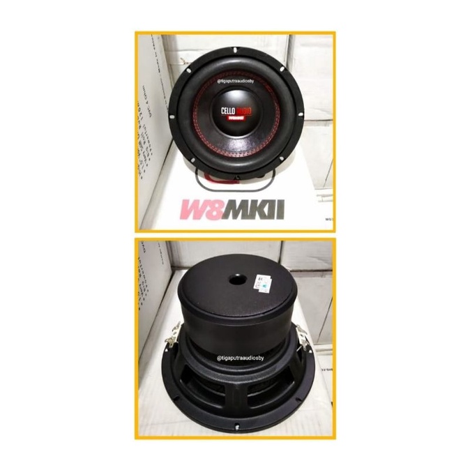 Jual Subwoofer Cello 8 Inch W8 MKII Subwoofer 8 Inch Cello W8MKII