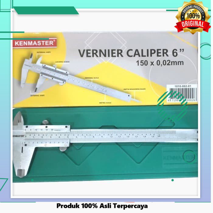 Jual Kenmaster Jangka Sorong Vernier Caliper Sigmat Besi Inch Box