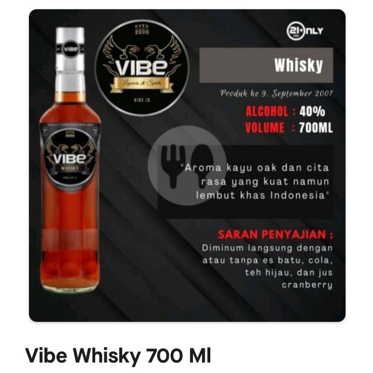 Jual Vibe Whisky Ml Shopee Indonesia