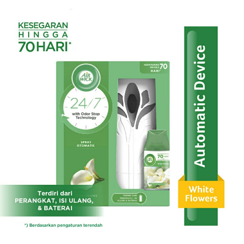 Jual Air Wick Freshmatic Complete White Flowers 250ml X 1 Mesin