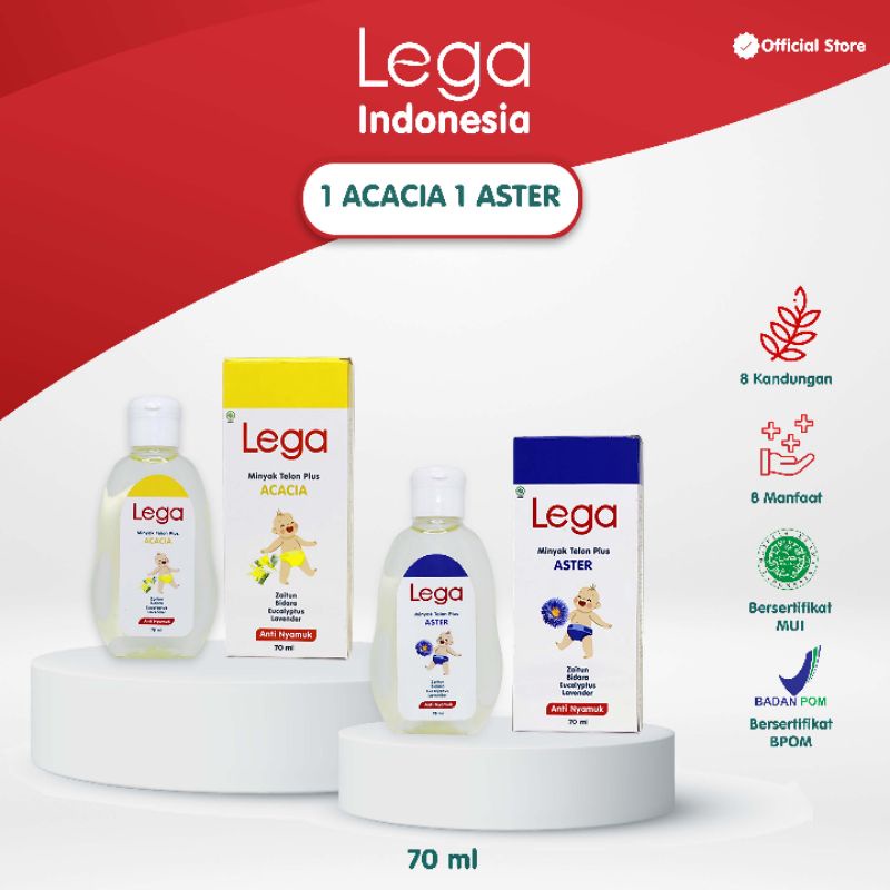 Jual Lega Minyak Telon Botol Aroma Acacia Aster Ml Wangi Tahan