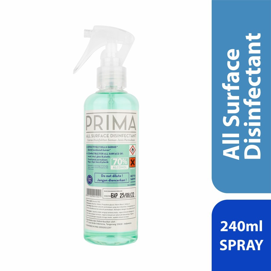 Jual Prima Protect All Surface Disinfectant Ml Shopee Indonesia