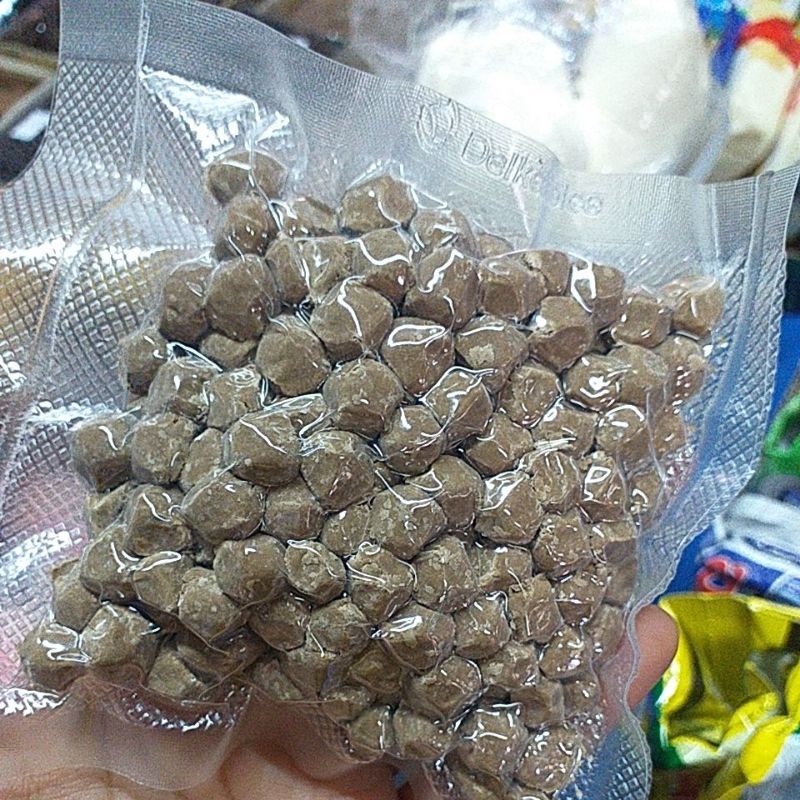 Jual BOBA BUBBLE TAPIOCA PEARL BOBA TAPIOKA HITAM 100 GR DAN BOBA DRINK