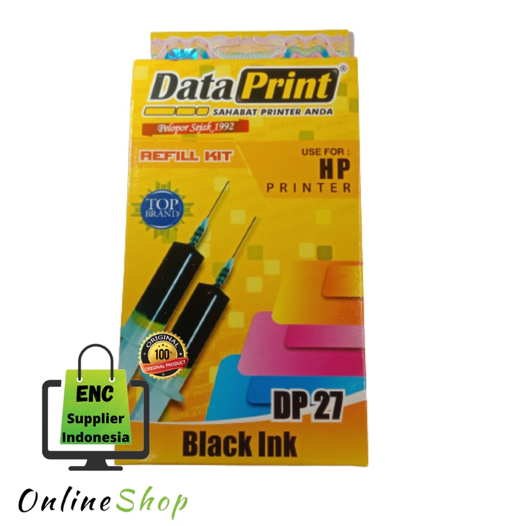 Jual Dp Buah Ink Dataprint Tinta Printer Hp Isi Refill Hitam Dp