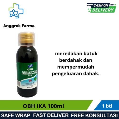 Jual Obh Ika Ml Obat Batuk Berdahak Penggencer Dahak Obat Batuk