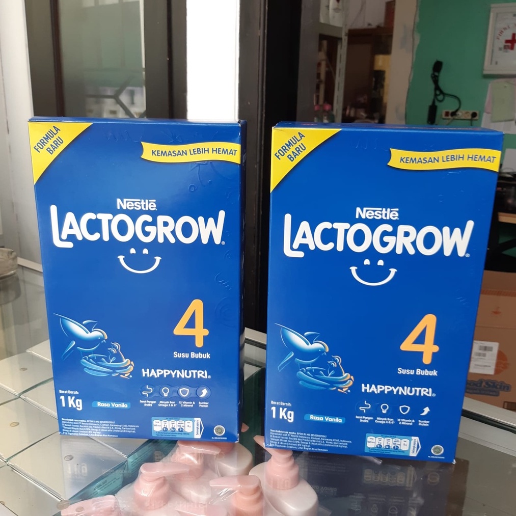 Jual LACTOGROW 4 Susu Vanila Box 1000gr Lactogrow 1kg Shopee Indonesia