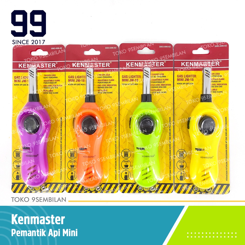 Jual Kenmaster Gas Lighter Mini Korek Api Pemantik Kompor Shopee