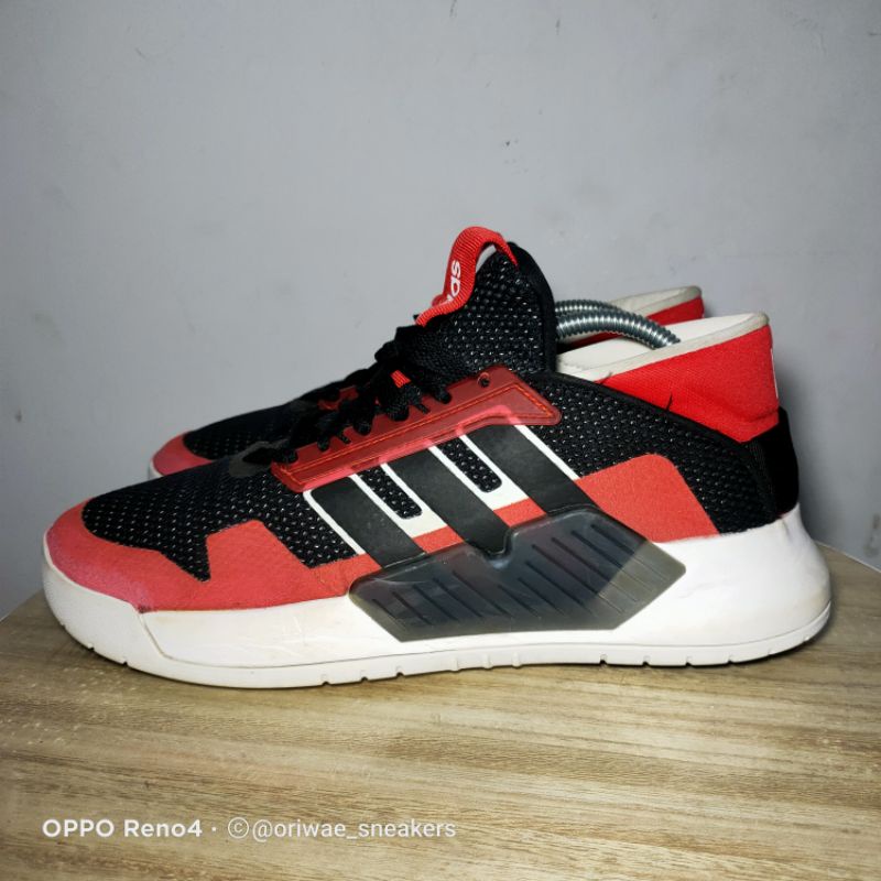 Jual Sepatu Sneakers Bekas Second Adidas Neo Play Tis Hi Res Red