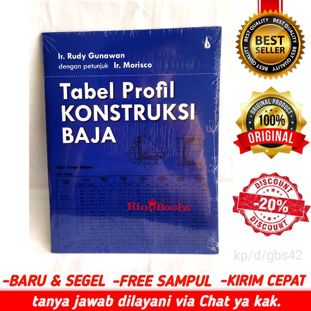 Jual Tabel Profil Konstruksi Baja Rudi Shopee Indonesia