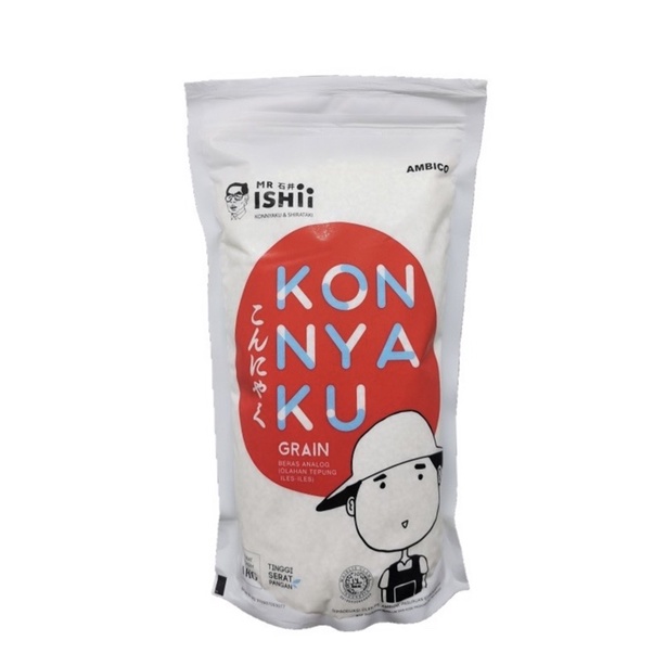 Jual Mr Ishii KONNYAKU Grain Rice 1 Kg Pouch Beras Shirataki Nasi