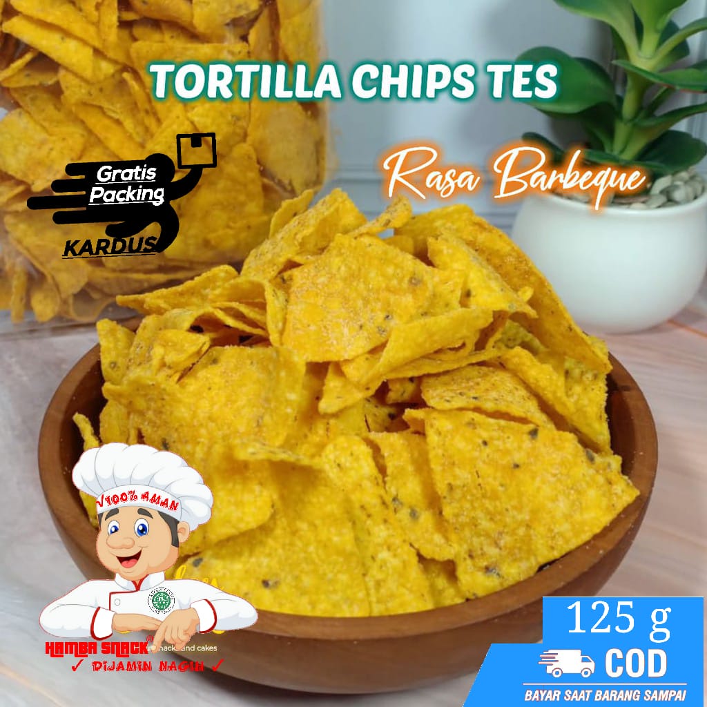 Jual TORTILA CHIP BBQ SNACK KILOAN MURAH TORTILA BBQ 125g TORTILLA