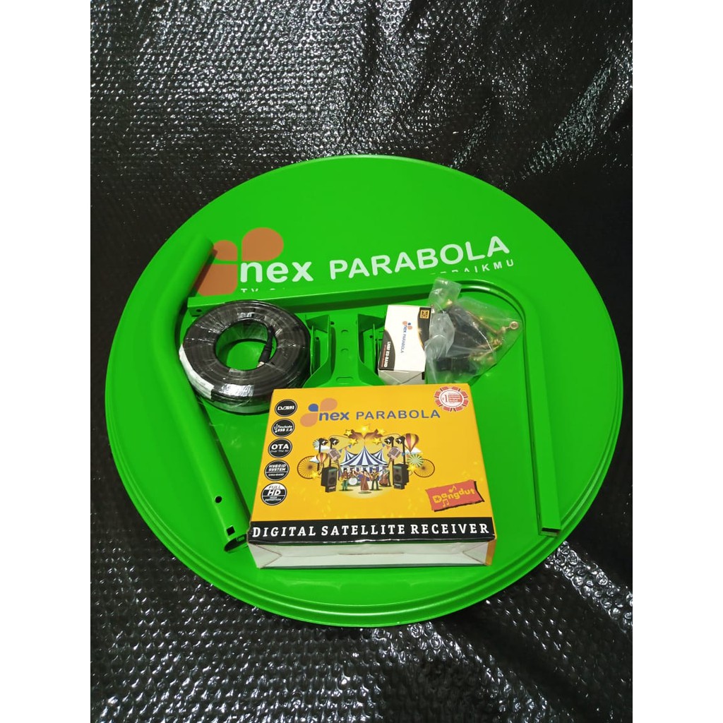 Jual Paket Receiver Nex Parabola Kuning Mini Include Pemasangan