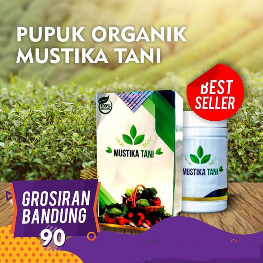 Jual Pupuk Organik Mustika Tani Booster Penyubur Tanama Sayuran Dan