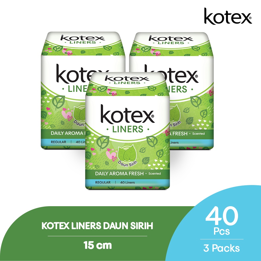 Jual Kotex Liners Daun Sirih S Pack Shopee Indonesia