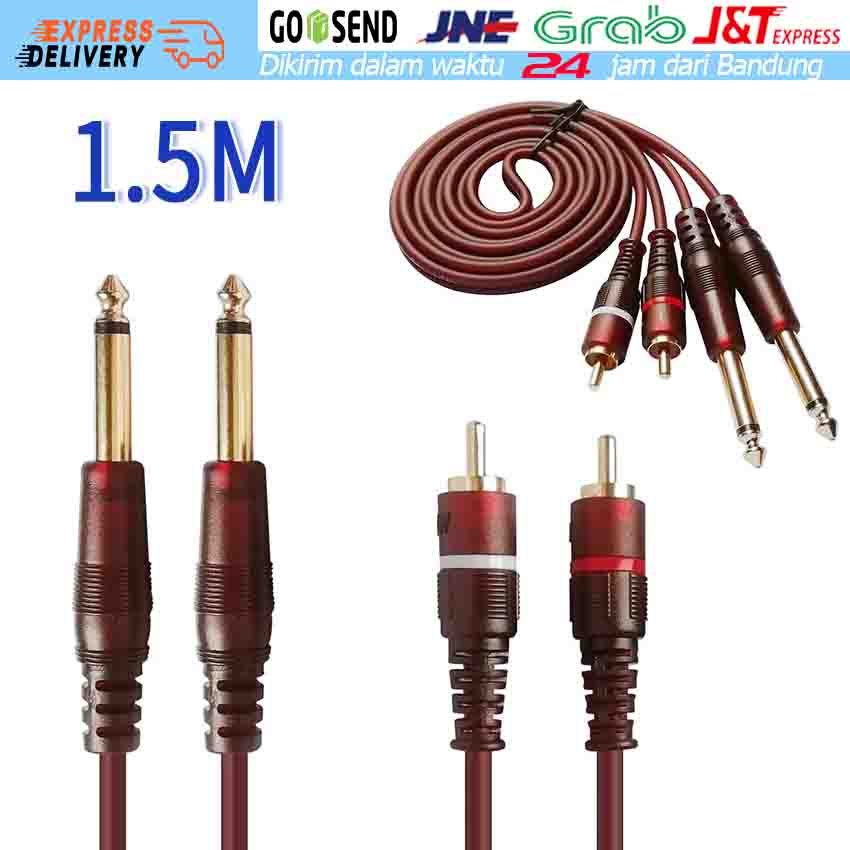 Jual M Kabel Dual Jack Akai To Rca Kabel Jack Rca To Akai