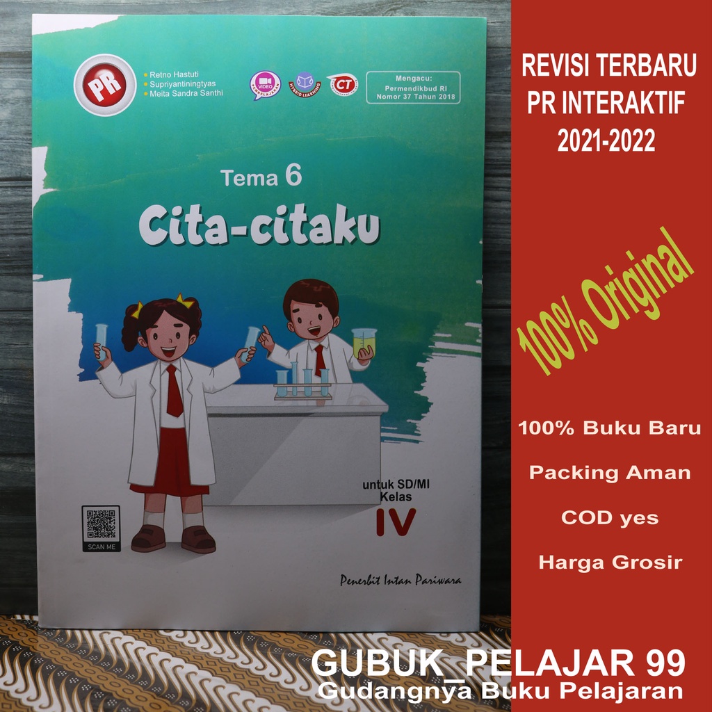 Jual Pr Interaktif Tematik Kelas Tema Sd Mi Intan Pariwara Edisi