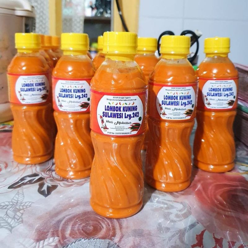 Jual Sambal Lombok Kuning Sulawesi 330ml Shopee Indonesia