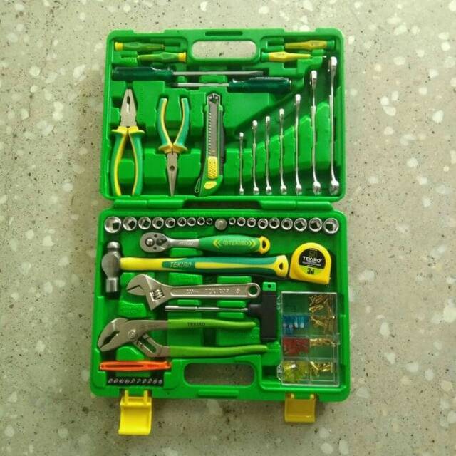 Jual Mekanik Tool Set Pcs Tool Set Pcs Tekiro Shopee Indonesia