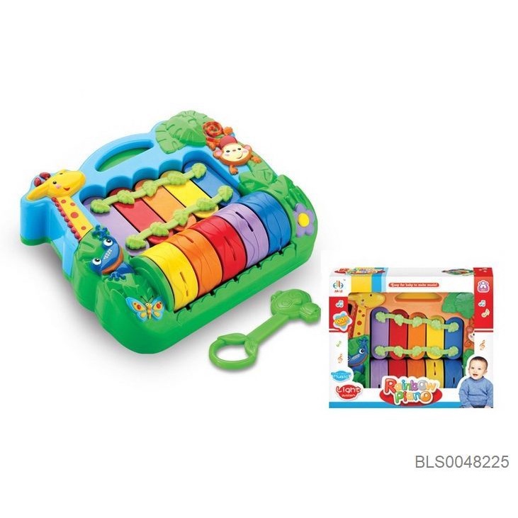 Jual FISHER PRICE RAINFOREST RAINBOW PIANO KEMASAN TIDAK MULUS