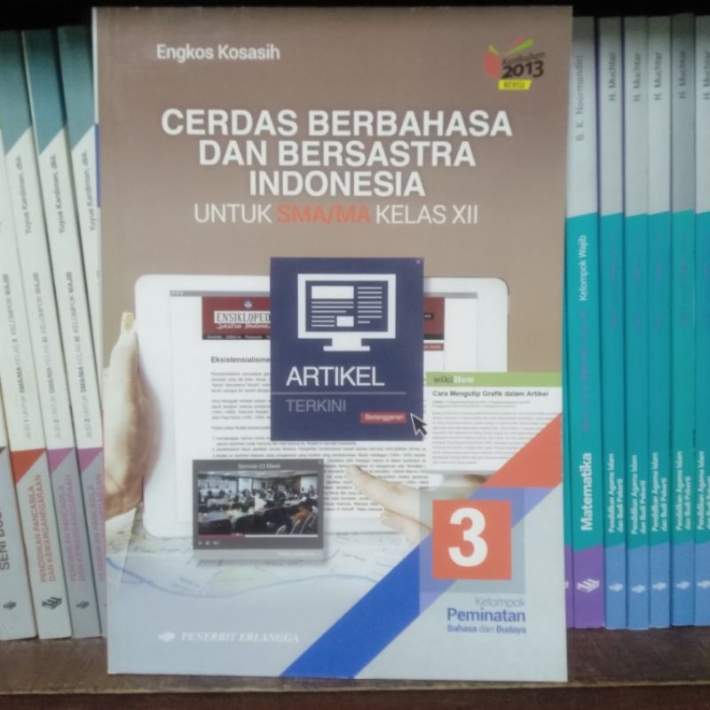 Jual BUKU CERDAS BERBAHASA DAN BERSASTRA INDONESIA 3 KELOMPOK PEMINATAN