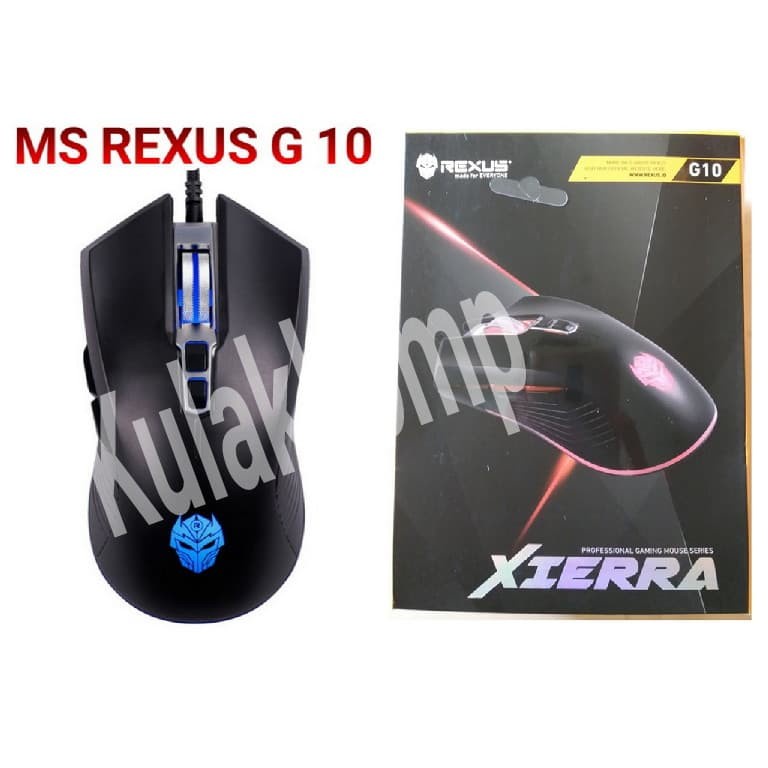 Jual REXUS XIERRA G10 GAMING MOUSE MOUSE GAMING REXUS XIERRA G10