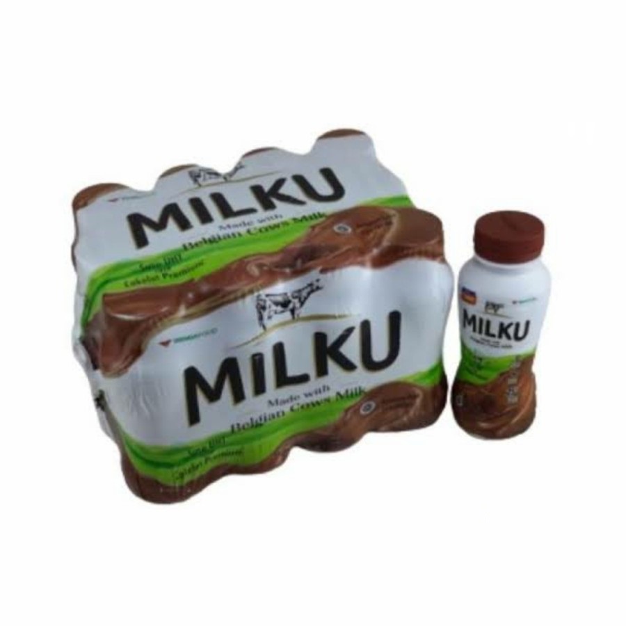 Jual Milku Coklat Premium Box Karton Isi Botol Ml Original