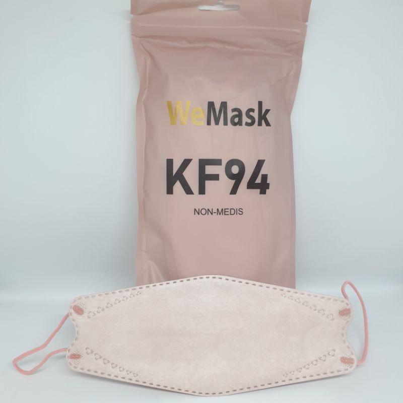 Jual Masker Kf94 4 Ply We Mask Warna Nude Pink Isi 10 Pcs Earloop