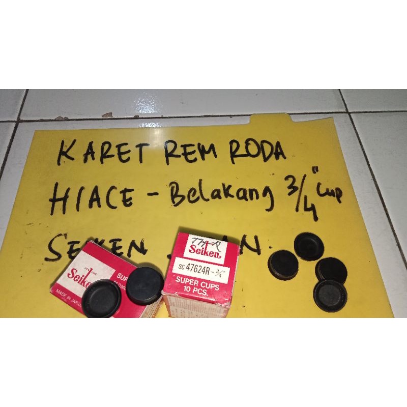 Jual Karet Sentral Rem Roda Belakang Toyota Hiace Kijang 3K 4K 3 4