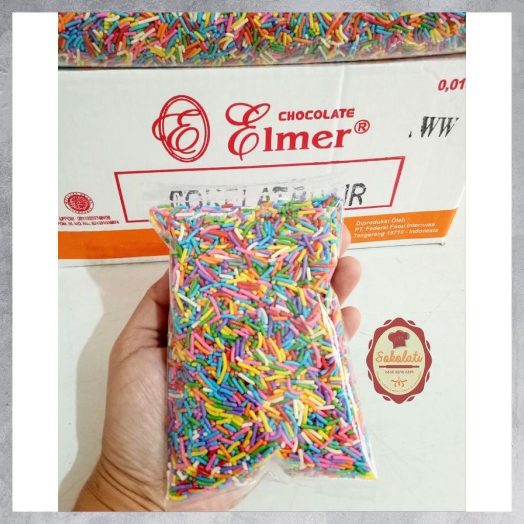 Jual MESES RAINBOW CHOCO RICE ELMER 200GR Shopee Indonesia