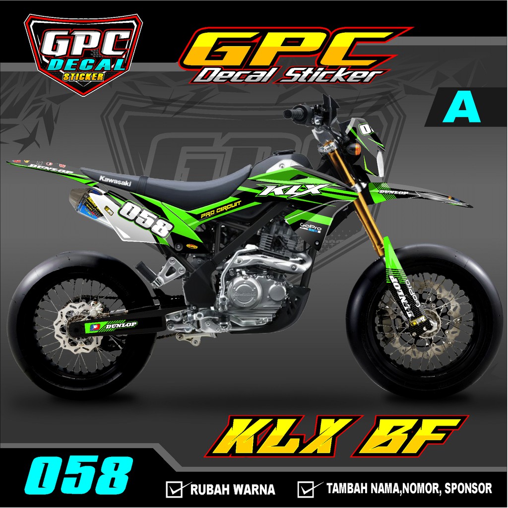 Jual Decal Sticker Klx Bf Fullbody Custom Desain Dekal Stiker Klx