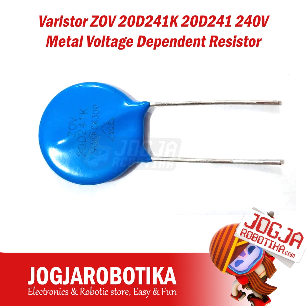 Jual Varistor Zov D K D V Metal Voltage Dependent Resistor