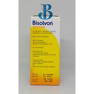 Jual Bisolvon Solution Syrup Ml Drops Cairan Inhalasi Nebulizer Uap