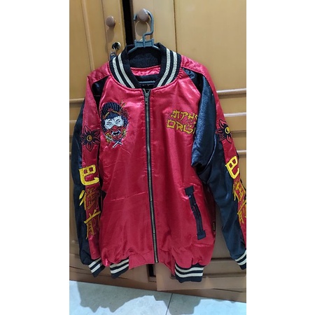 Jual Jaket Sukajan Memphisorigins Tomoe Gozen Shopee Indonesia