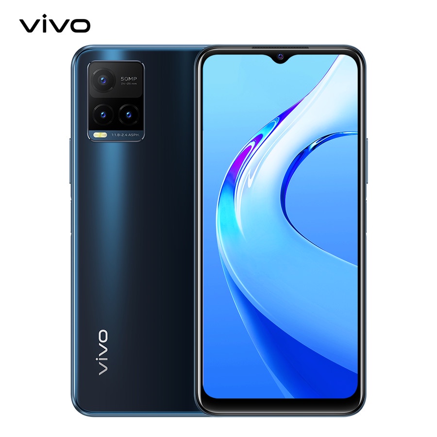 Jual Vivo Y21T 6 128 RAM 6GB ROM 128GB Midnight Blue Shopee Indonesia