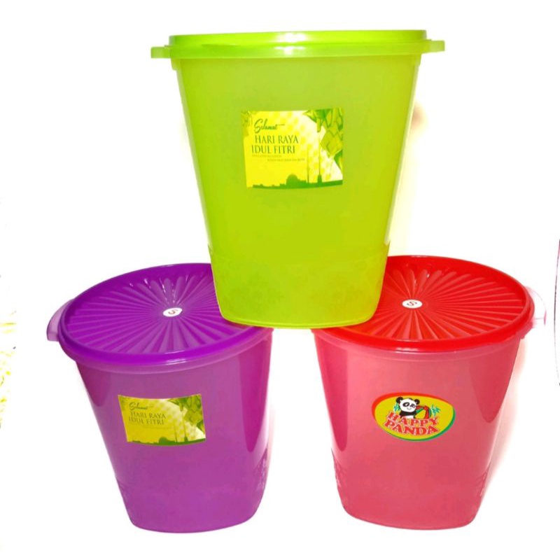 Jual TOPLES PLASTIK 10 LITER TEMPAT KERUPUK SEALWARE FOOD