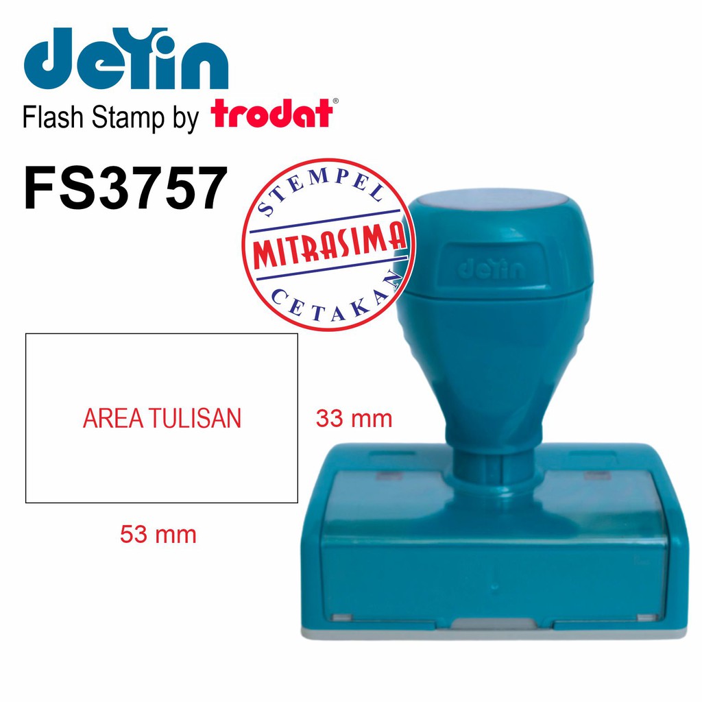 Jual Stempel Deyin Fs Stempel Flash By Trodat Shopee Indonesia