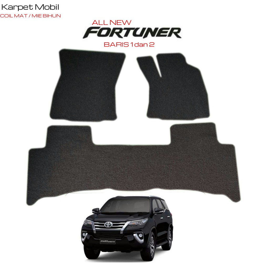 Jual Karpet Mobil All New Toyota Fortuner 2 Baris Karpet Mie