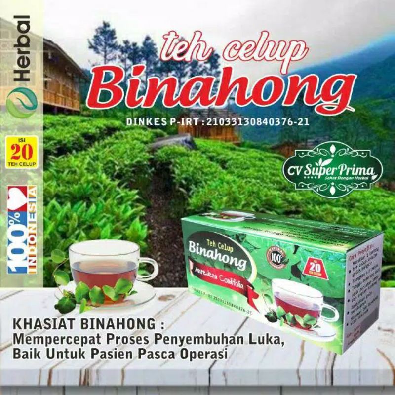 Jual Teh Binahong Cv Super Prima Isi 20 Kantong Shopee Indonesia