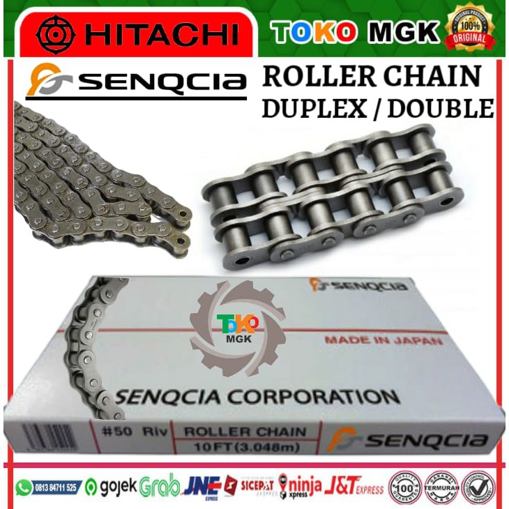 Jual RS140 2 DOUBLE RANTAI CHAIN HITACHI SENQCIA ORIGINAL HARGA PROMO