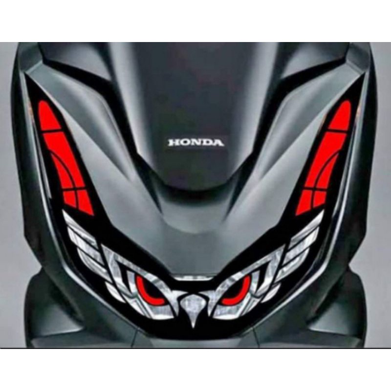 Jual Sticker Lampu Stiker Lampu Mata Elang HONDA PCX 160CC Shopee