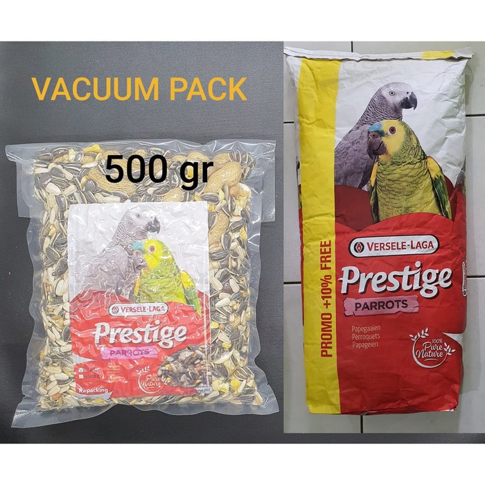 Jual REPACKING PRESTIGE PARROTS 500 GRAM VERSELE LAGA Shopee Indonesia