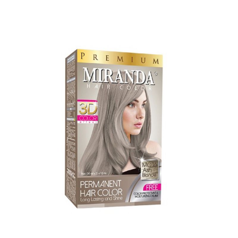 Jual Premium Miranda Hair Color Mc Ash Blonde Ml Shopee Indonesia