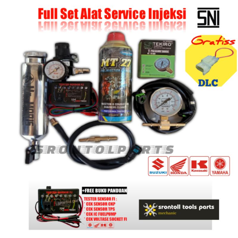 Jual Paket Komplit Alat Servis Injeksi Injektor Motor Universal Tabung