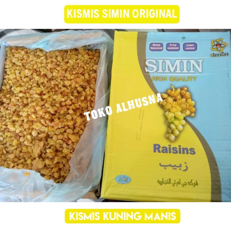 Jual Kismis SIMIN ORIGINAL Kuning Manis 250gr Bisa COD Shopee Indonesia