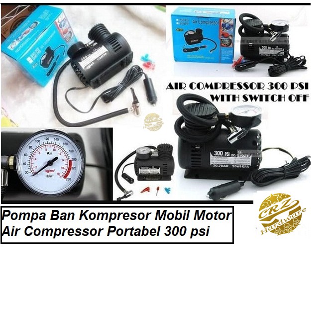 Jual Kompressor Mini Pompa Ban Mobil Motor Elektrik Air Compressor